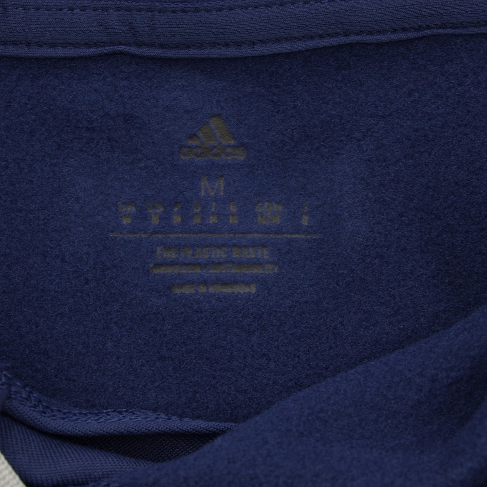 Adidas Men's Kangaroo Pocket Soft Fleece‎ Team Issue Pullover Hoodie Navy Size M - Picture 9 of 9